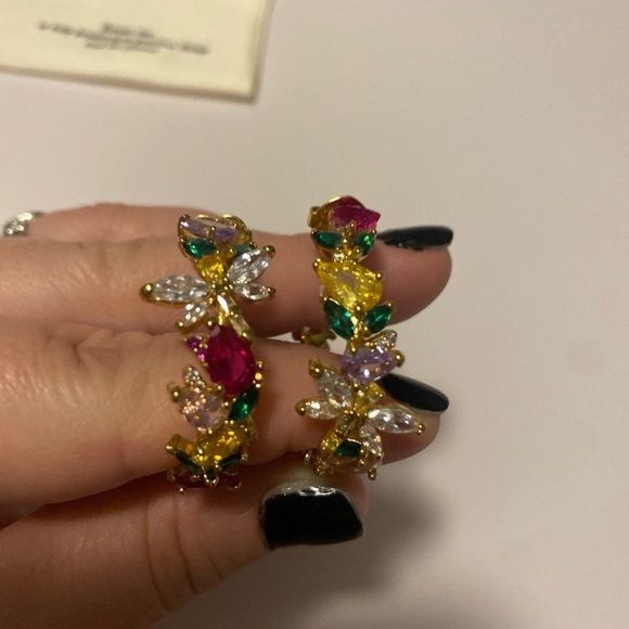 Kate Spade greenhouse flowers jewelry set - Picture 10 of 11